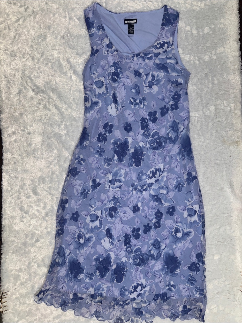 Sleeveless Lavender Floral V-Neck Midi Dress with Button Up Jacket
